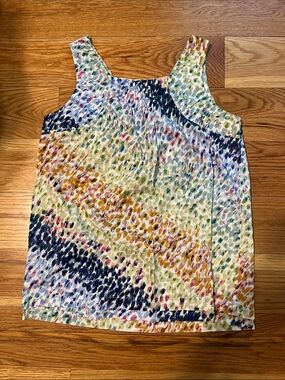 Women’s Attention 100% Cotton Sleeveless Blouse, Size Large